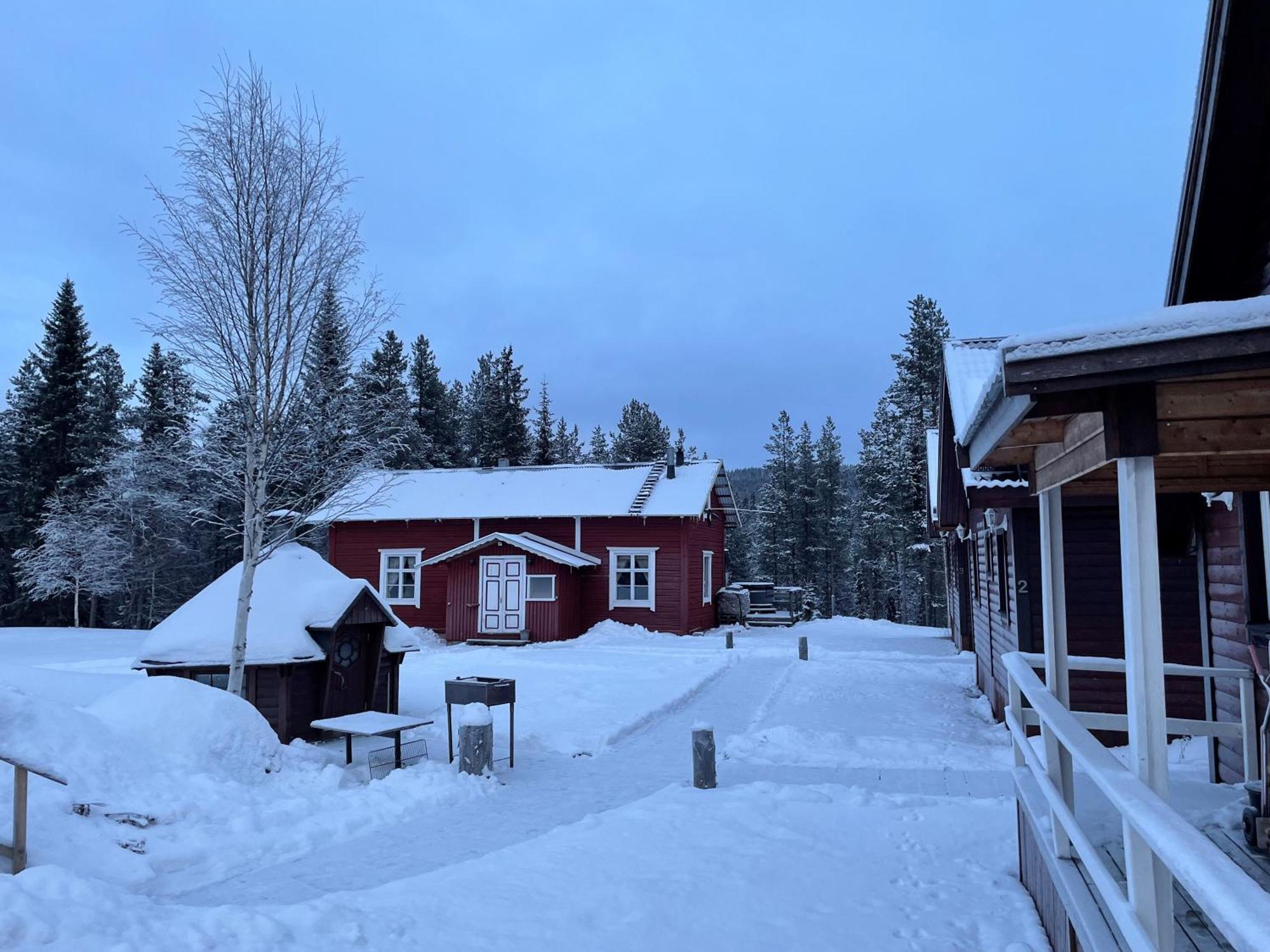 Skogen-Lodge Koskullskulle Esterno foto